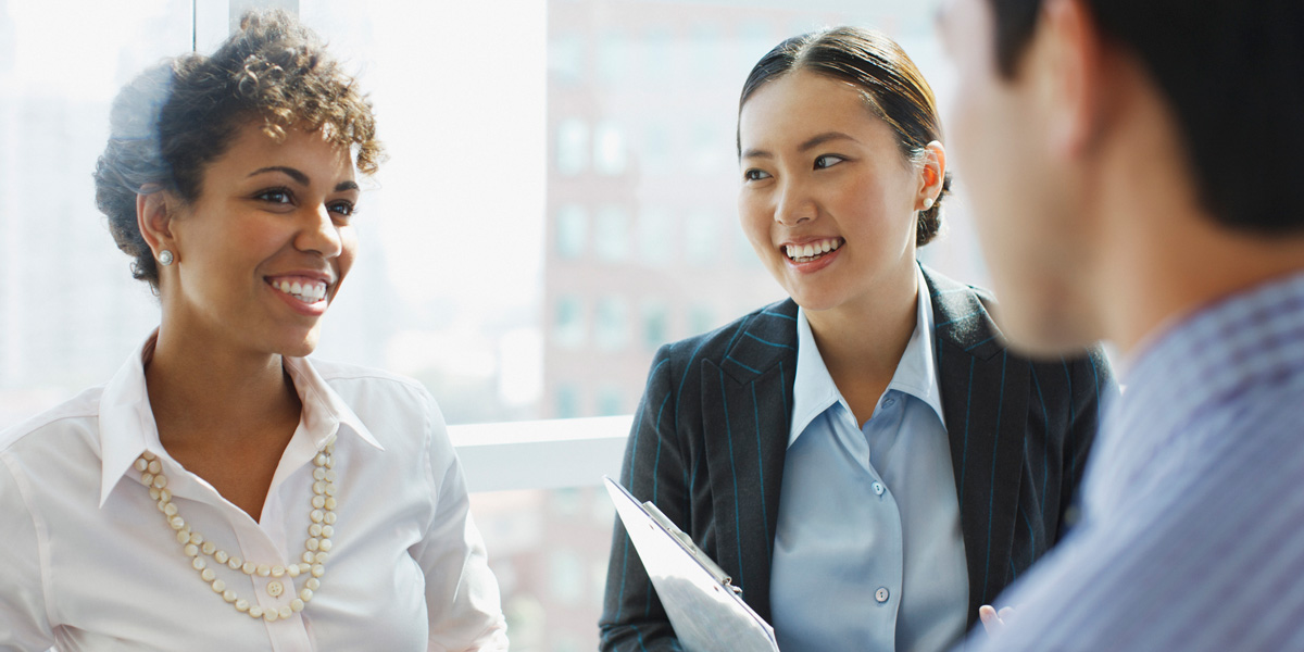 client meeting with representative